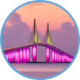 The Sunshine Skyway Bridge